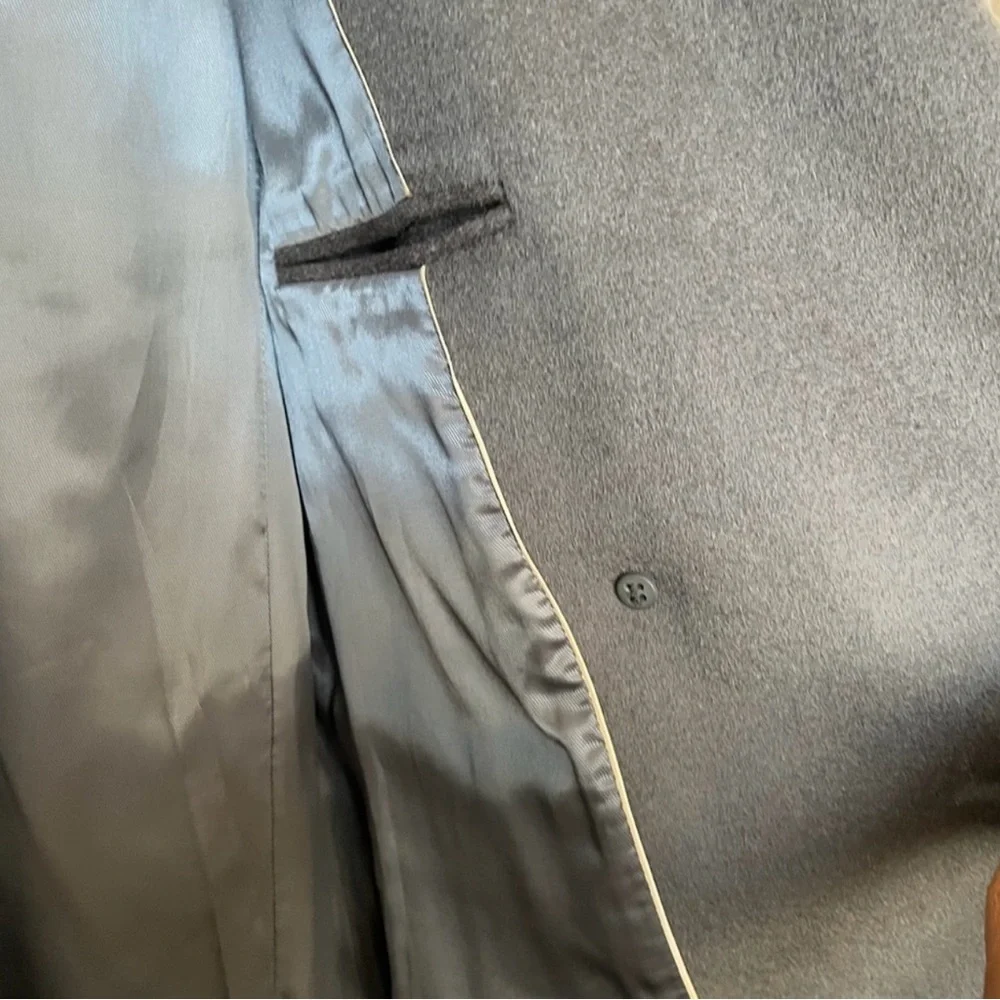 Jigsaw Wool Maxi City Coat in Charcoal - ASO Kate Middleton Royal - UK10/US6 - Picture 9 of 13